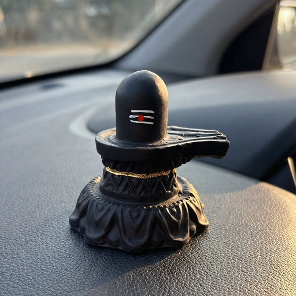 Premium Resin Shivling Idol – Ideal for Car & Office Desks