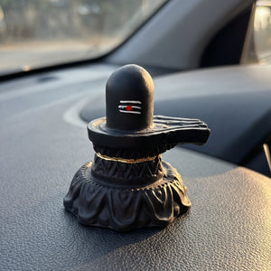 Premium Resin Shivling Idol – Ideal for Car & Office Desk