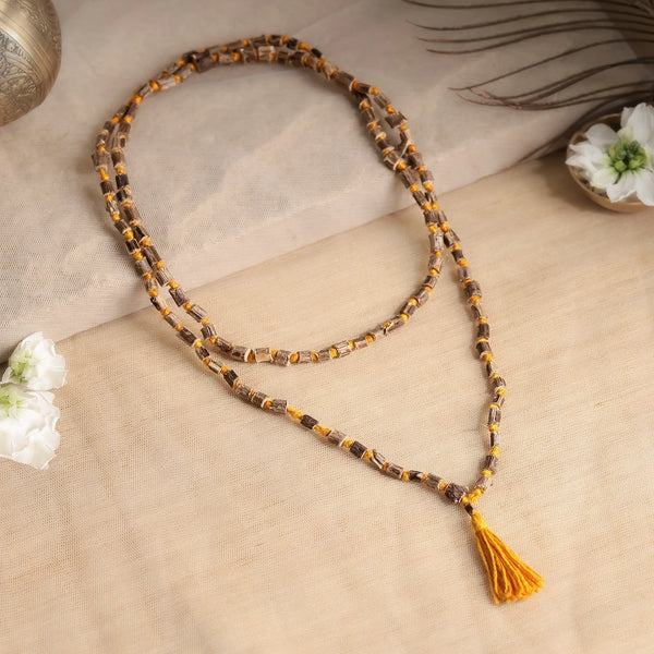 Original Rough Tulsi Mala for Jaap | 108 Beads
