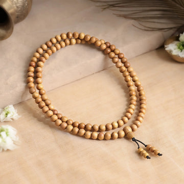 Chandan Sandalwood Stretchable Jaap Mala 108 beads