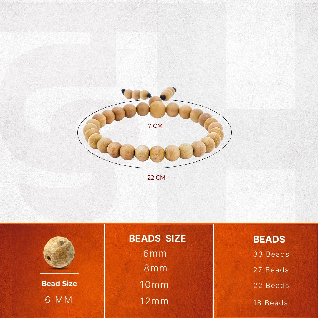 Govt Certified Chandan Sandalwood Bracelet