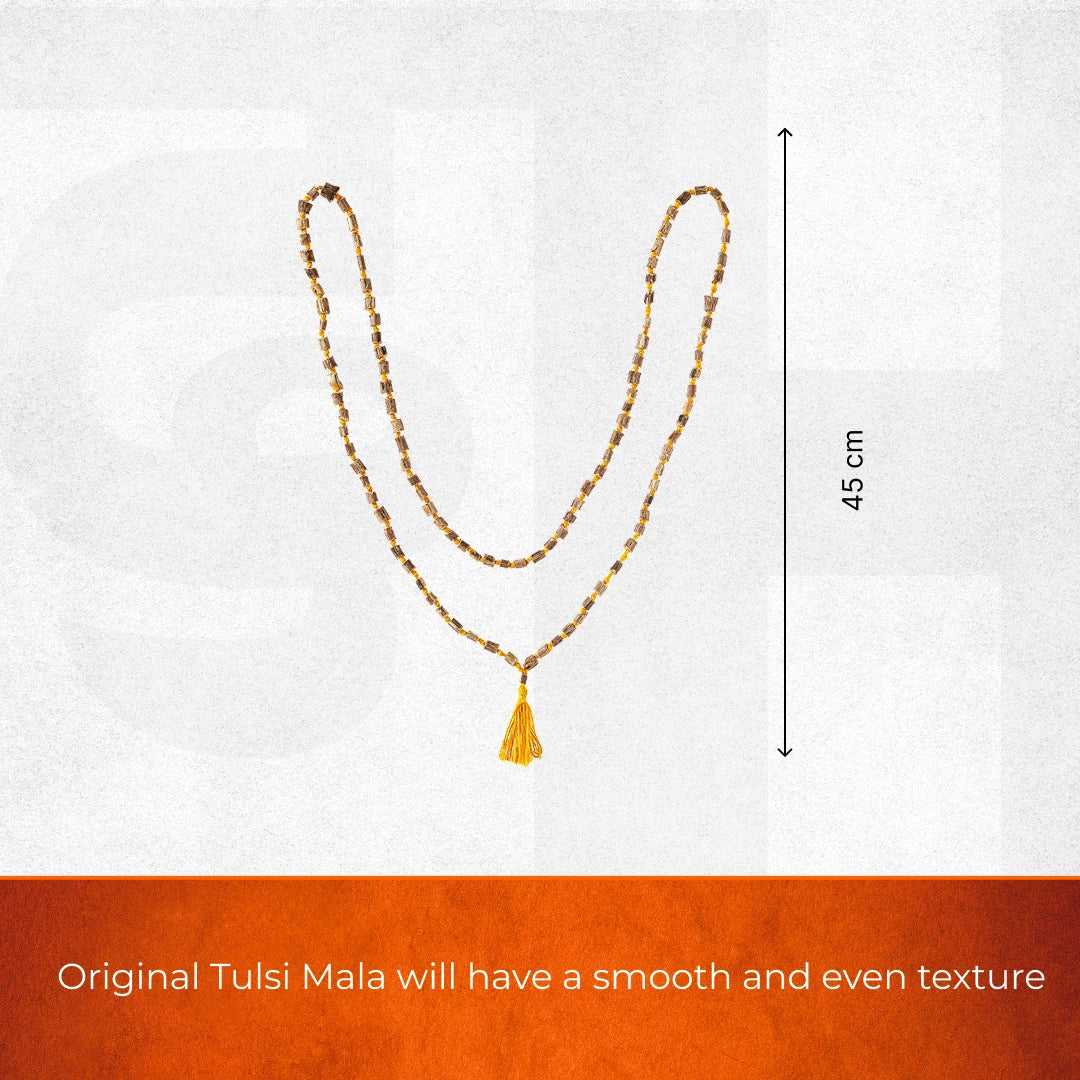 Govt Certified Original Tulsi 108 Beads Mala