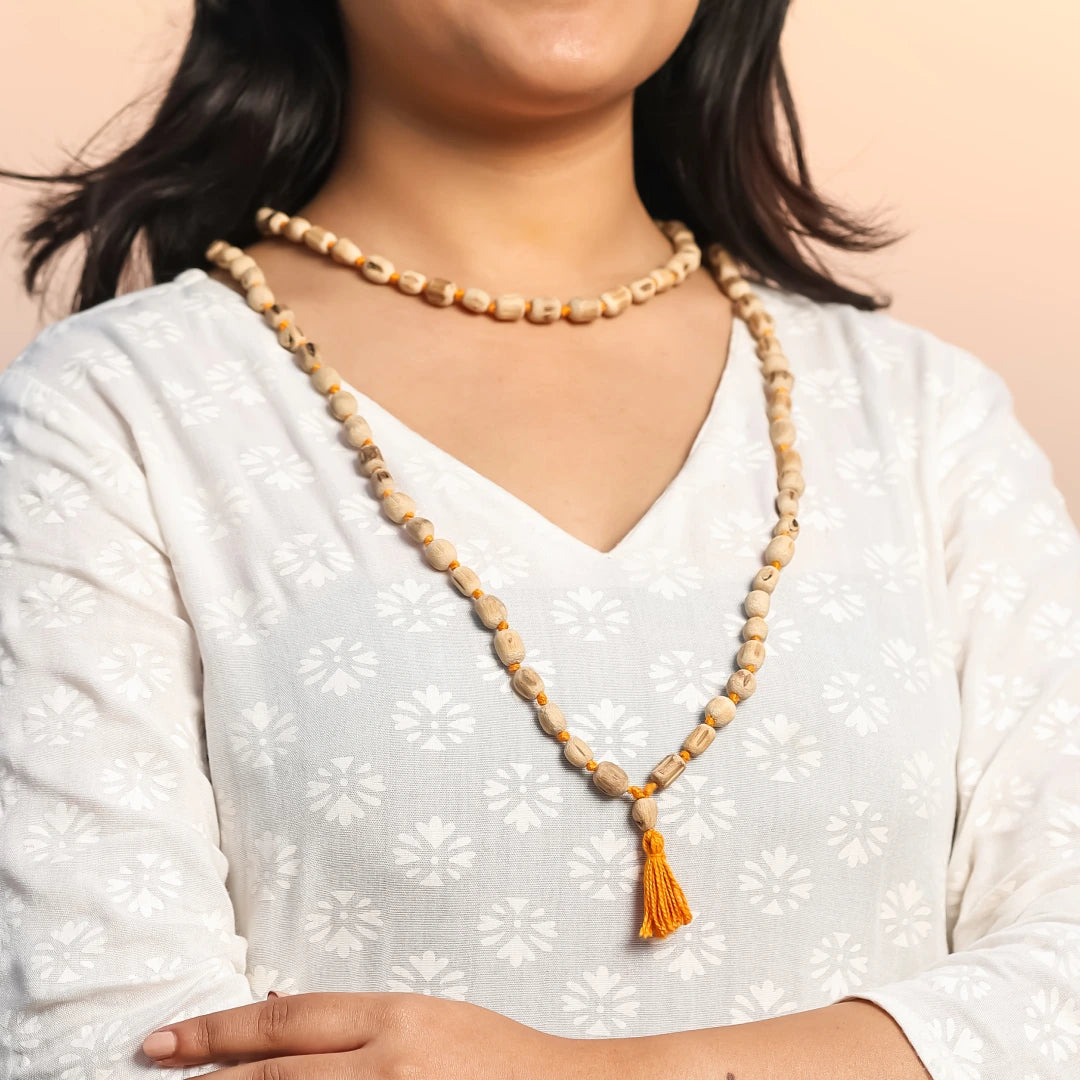 Original Tulsi Japa Mala (108+1 Beads) | 100% Original Tulsi Mala