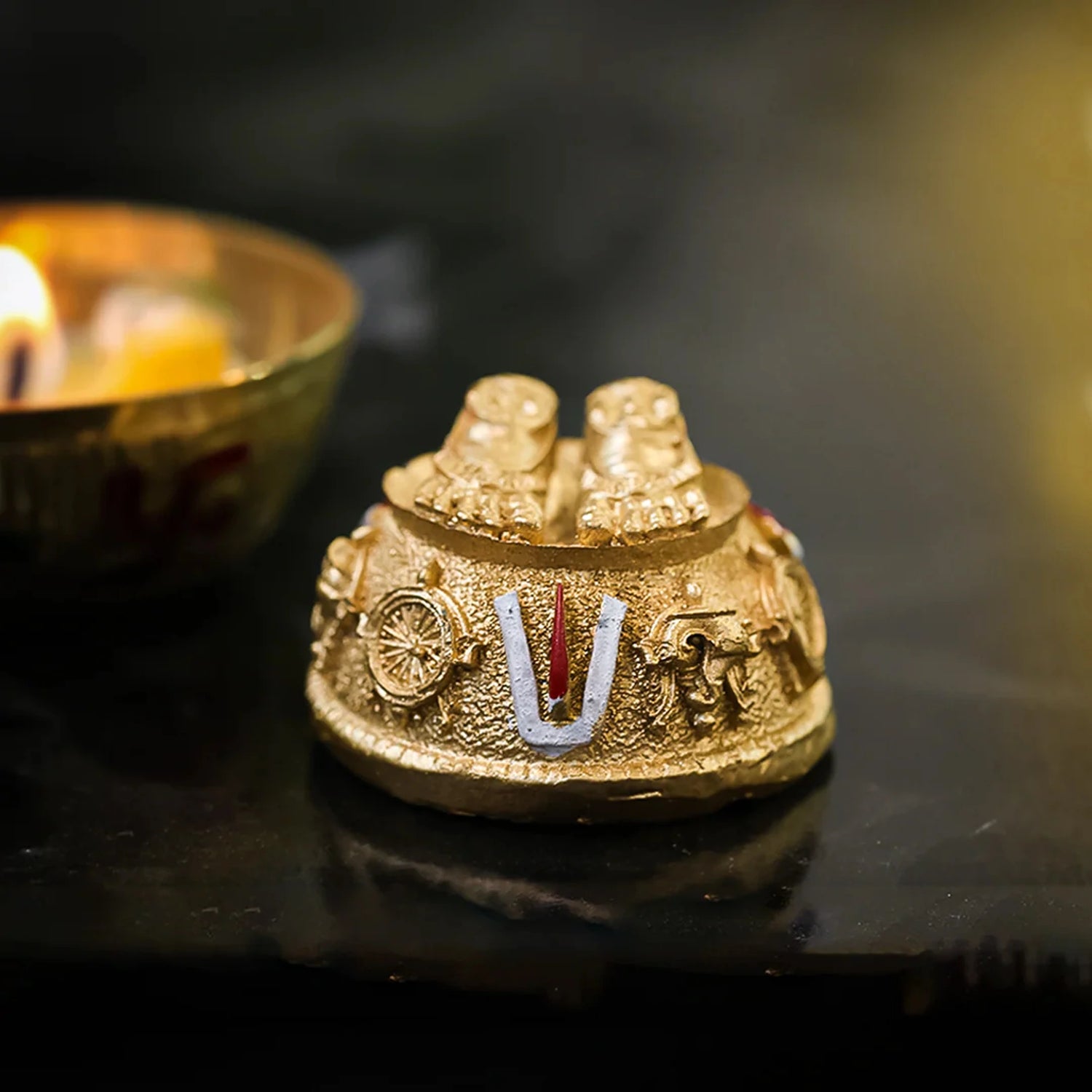 Divine Maa Durga Pocket Temple - Gold Platted