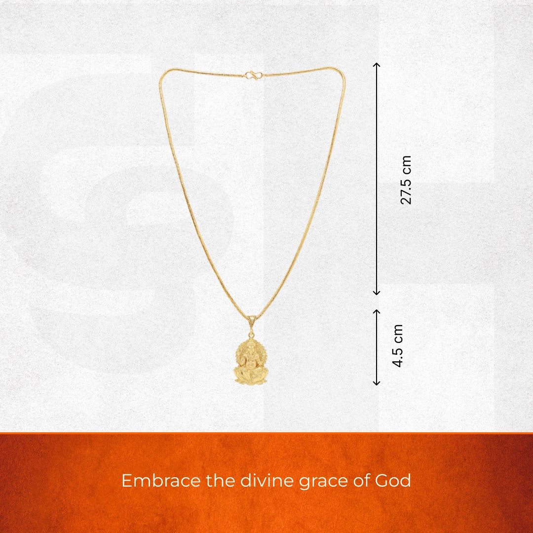 Gold plated Lord Ganesh Pendant