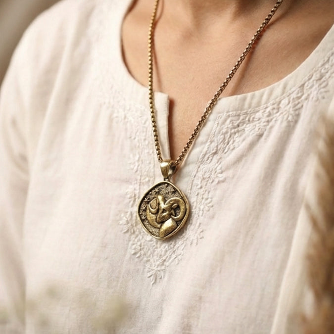 Aries (Mesha) Rashi Pendant