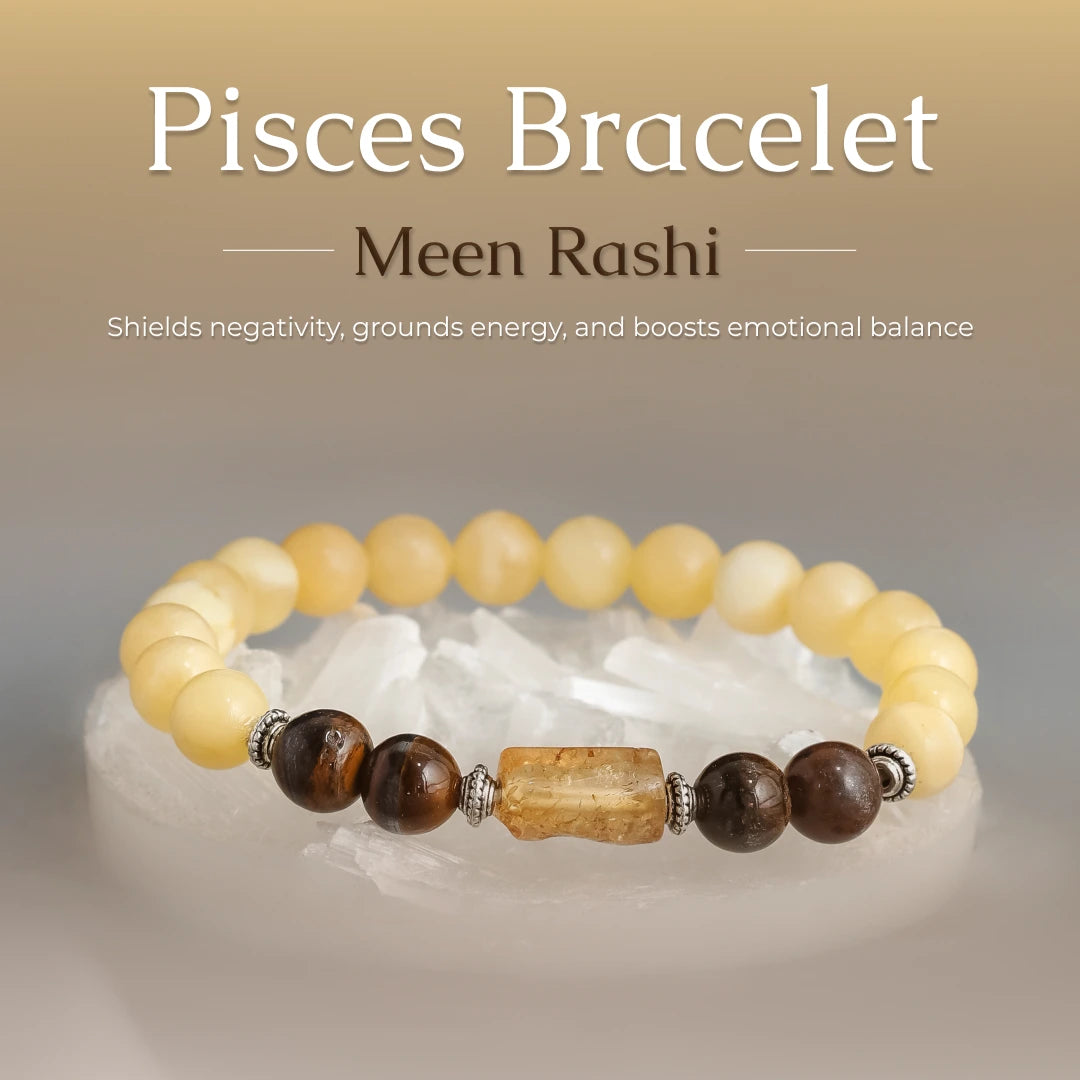 Yellow Calcite Bracelet (Meen Rashi) Pisces