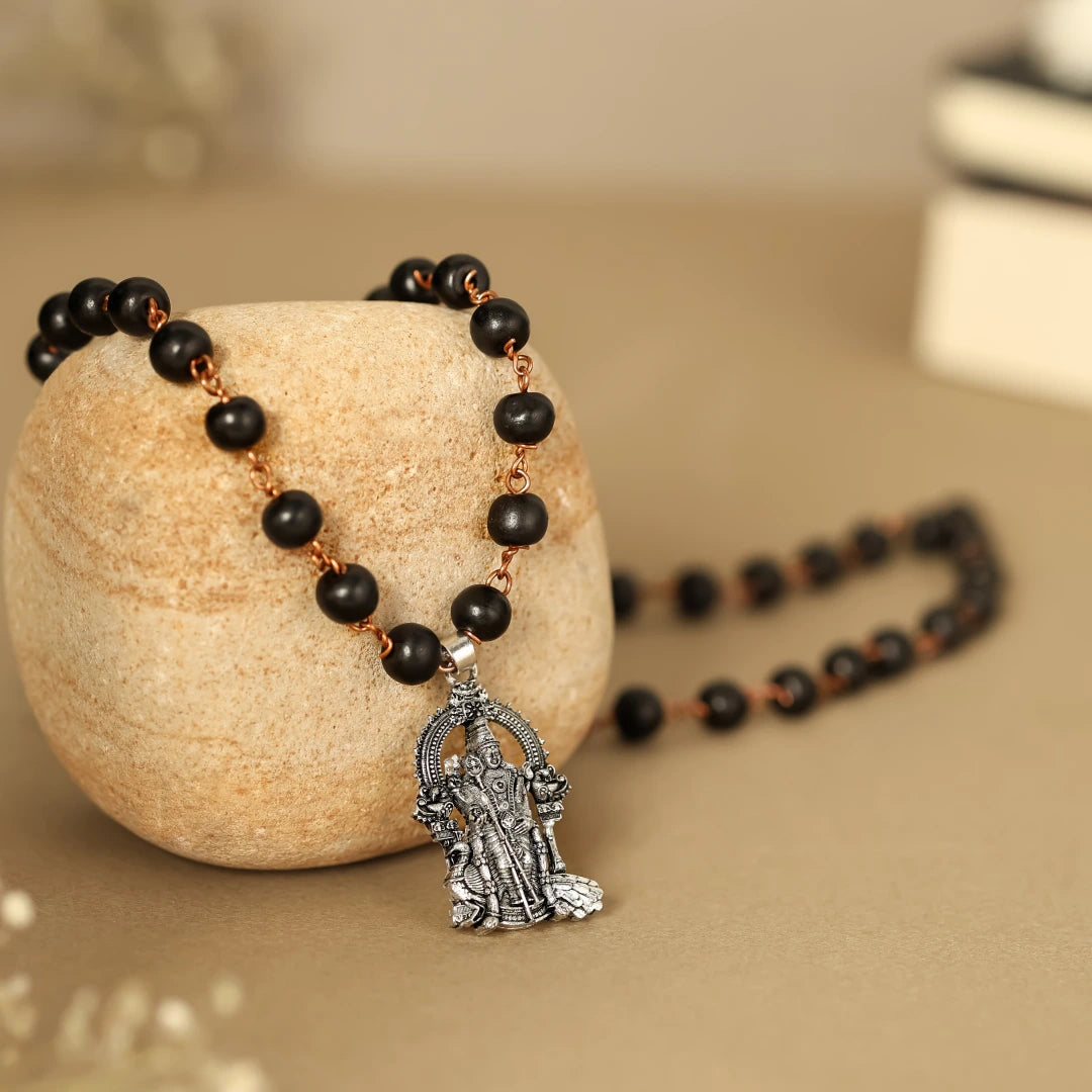 Karungali Malai (Copper wire) with Lord Murugan Pendant