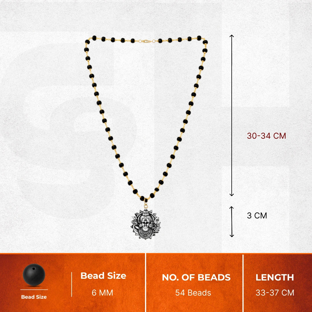Karungali Malai (Copper wire) with Lord Murgan Face Pendant