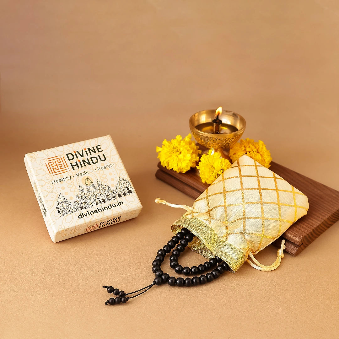 3 in 1 Karungali Stretchable Mala 108 Beads