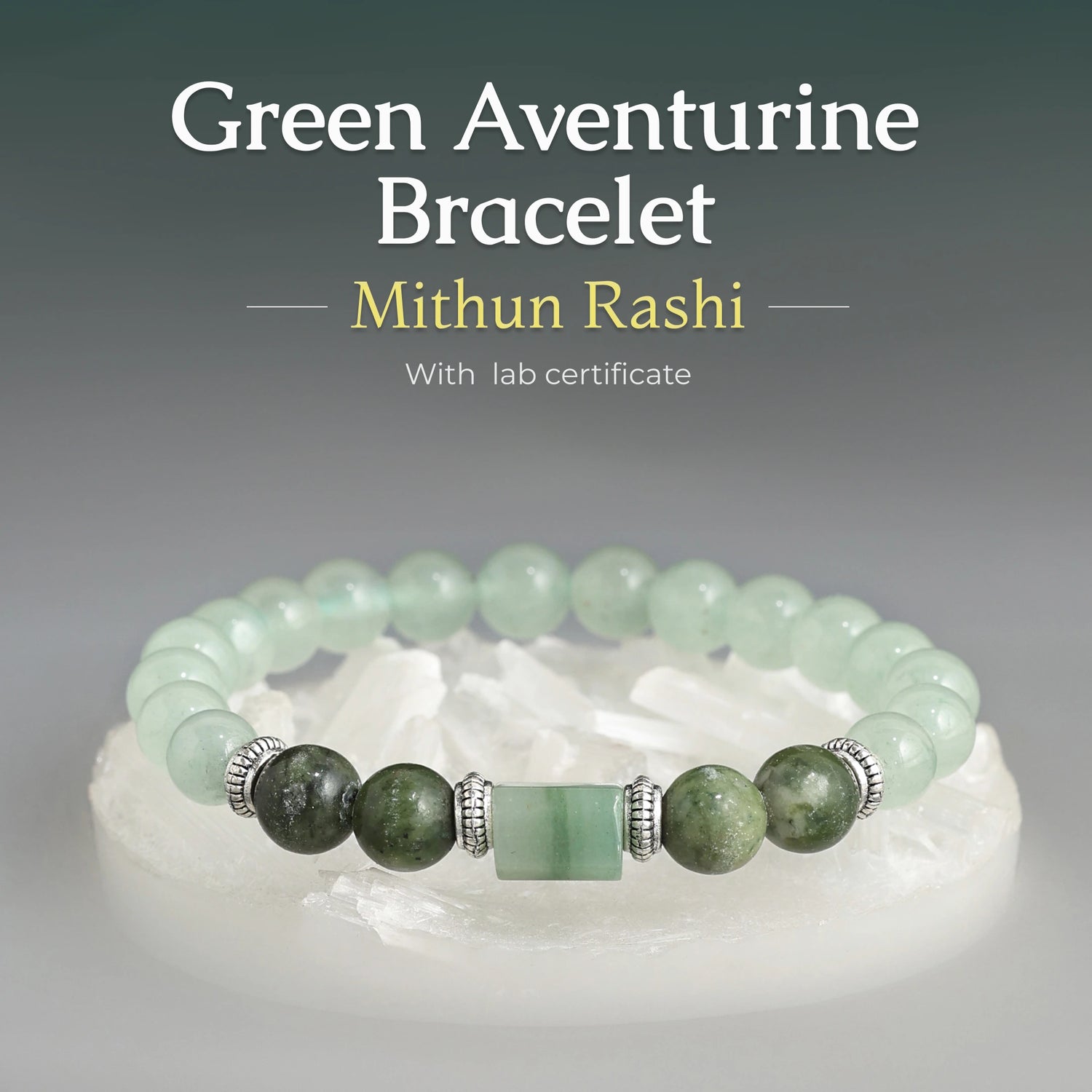 Green Aventurine Bracelet (Mithun Rashi) Gemini