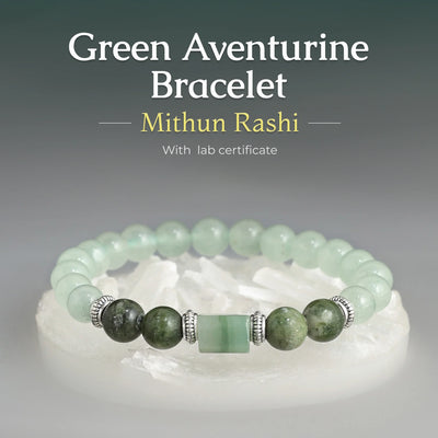 Rashi bracelet duo – two natural zodiac stone bracelets