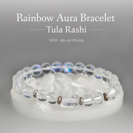Rainbow Aura Stone Bracelet (Tula Rashi) Libra