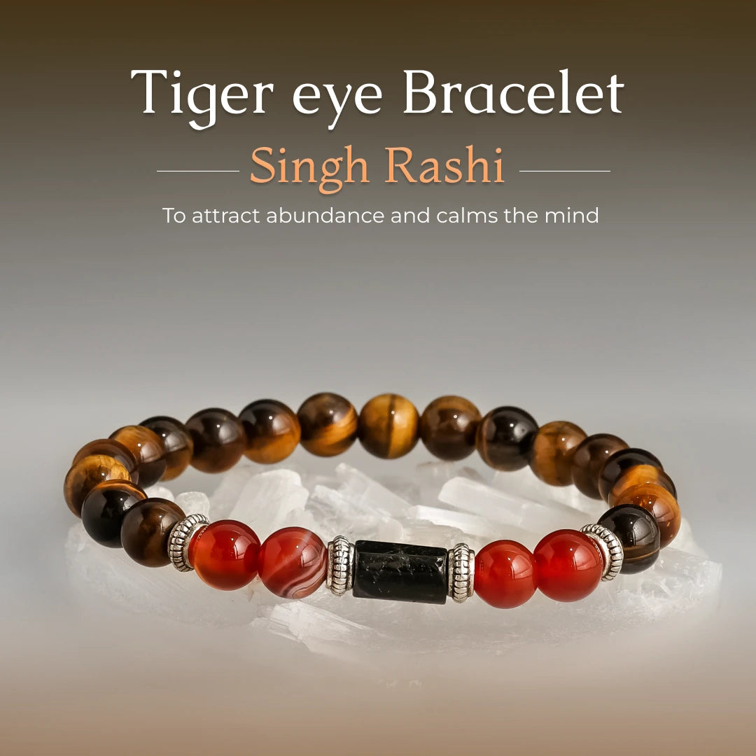Tiger eye Stone Bracelet (Singh Rashi) Leo