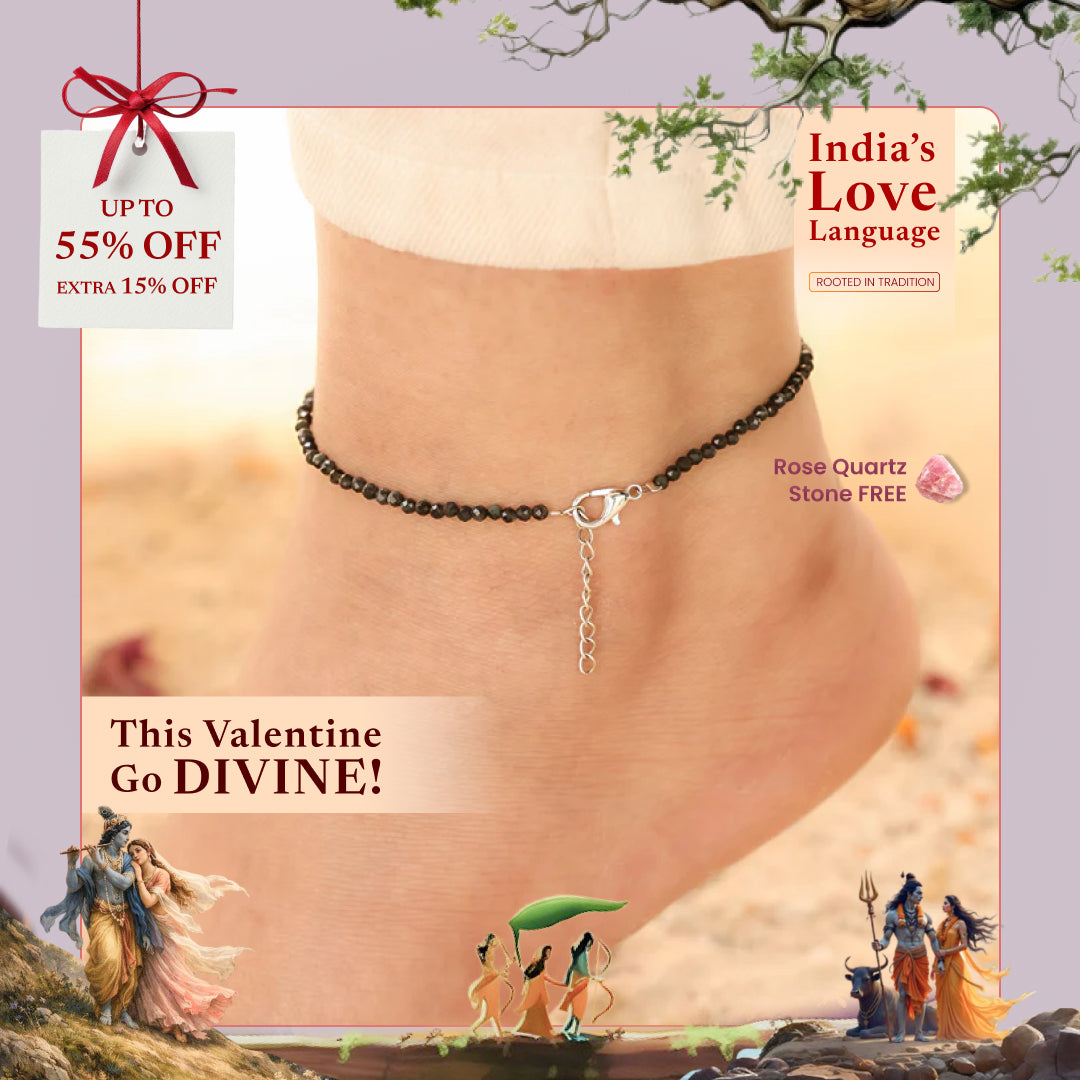 Black Tourmaline Anklet