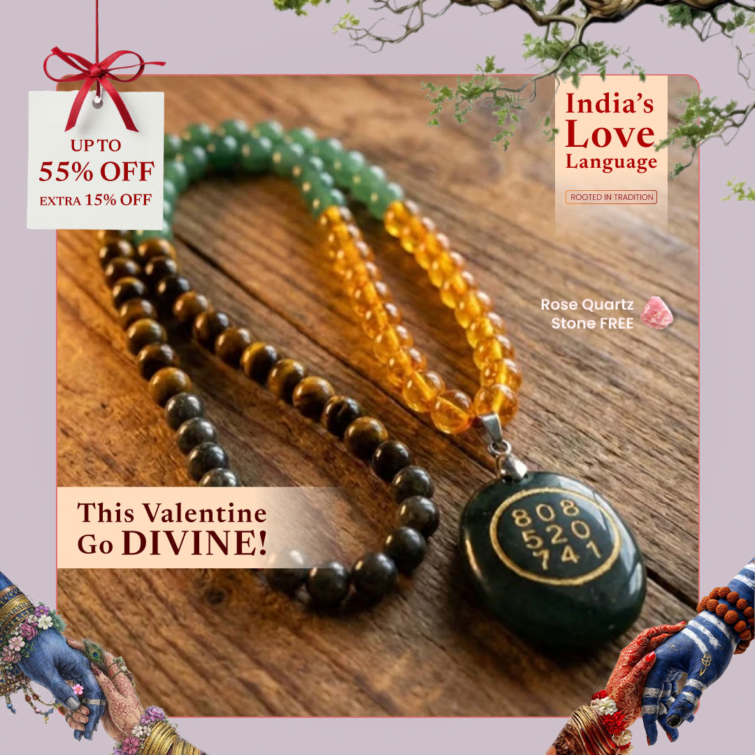 Money Magnet Mala with Zibu Pendant