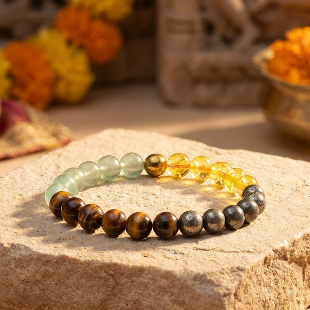 Money Magnet Stone Bracelet