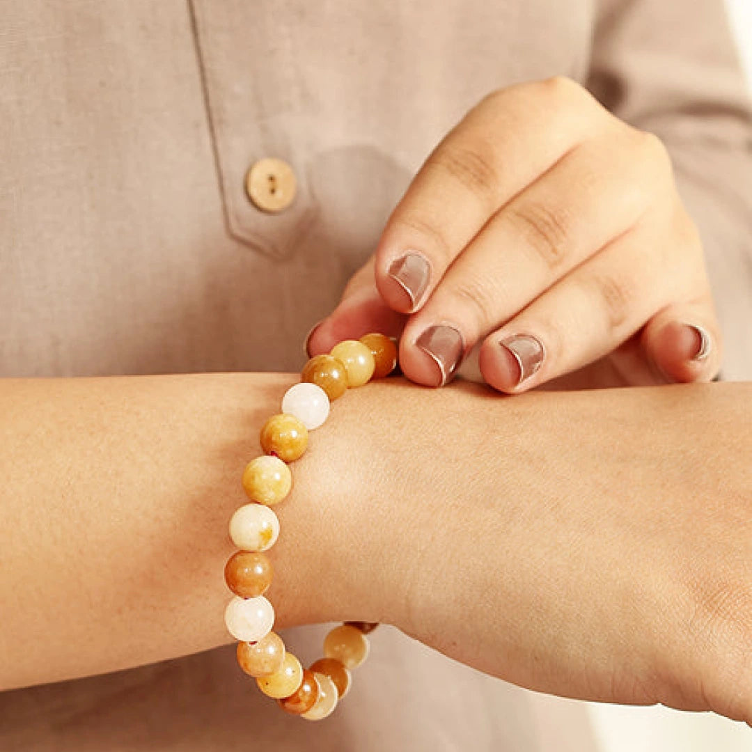 Yellow Aventurine Stone Bracelet