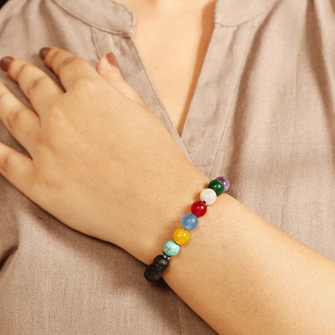 Lava Stone 7 Chakras