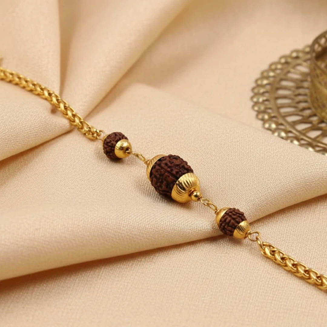 Rudraksha Beads chain Bracelet