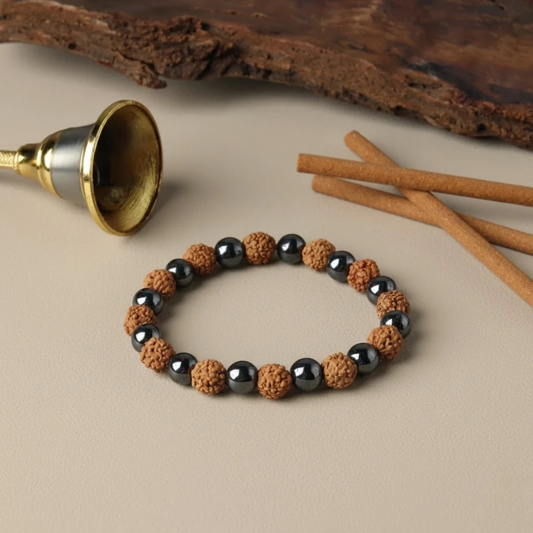 Divine Rudraksha Magnet Bracelet