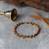 Gold Plated Rudraksha Bracelet For Women