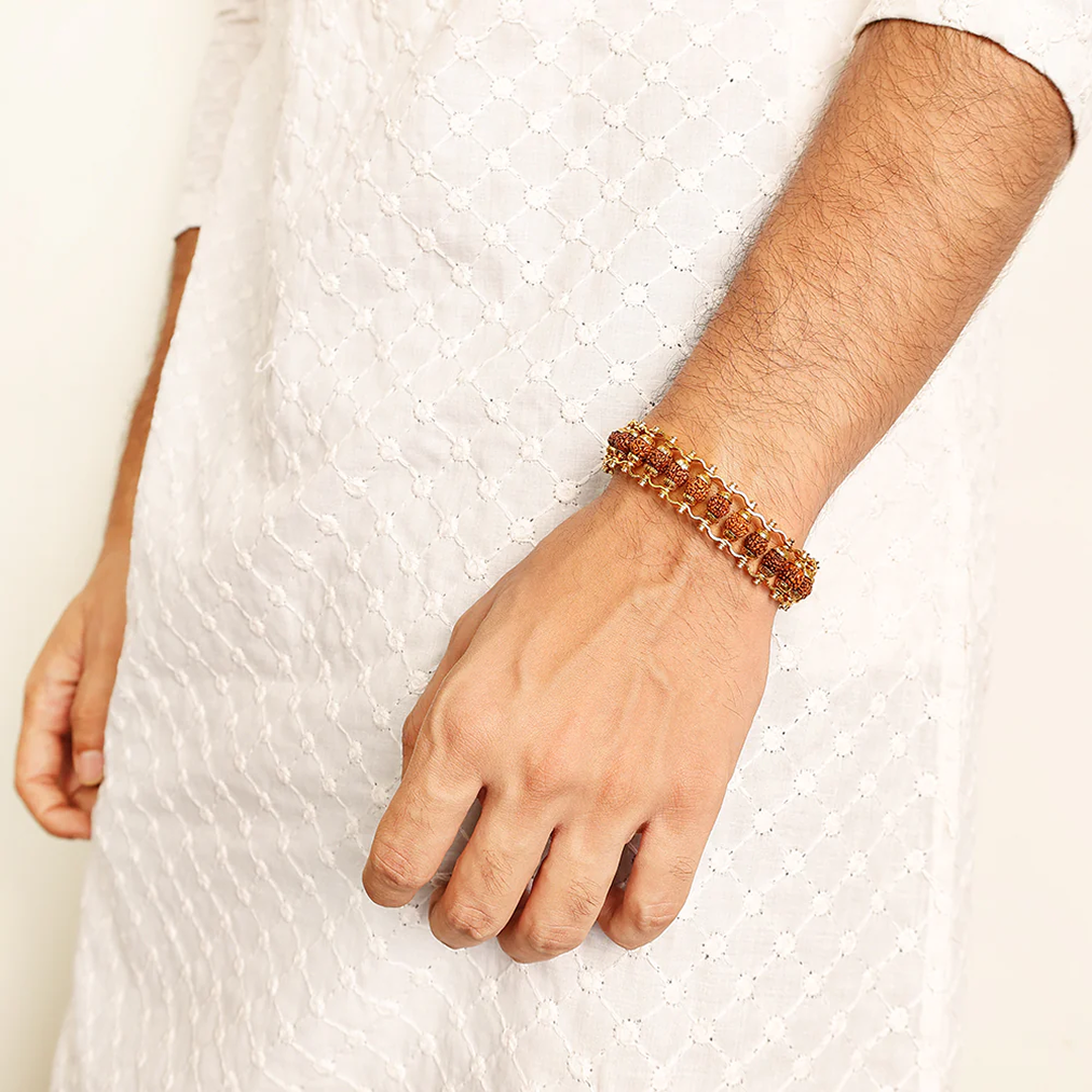 Rudraksha Chain Bracelet