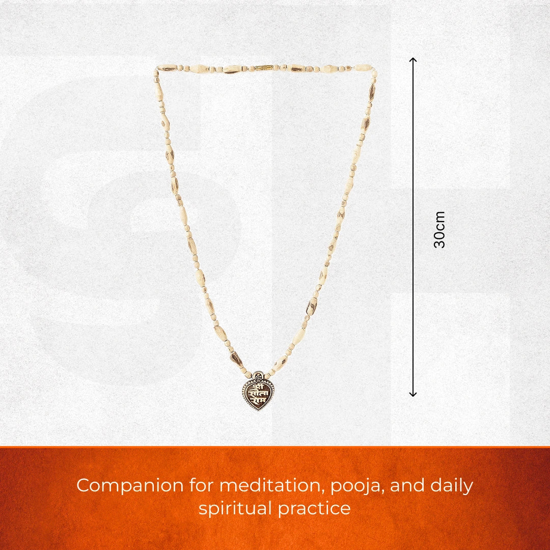 Shri Sita Ram Tulsi Mala Pendant | Blessings of Shri Sita Ram Ji