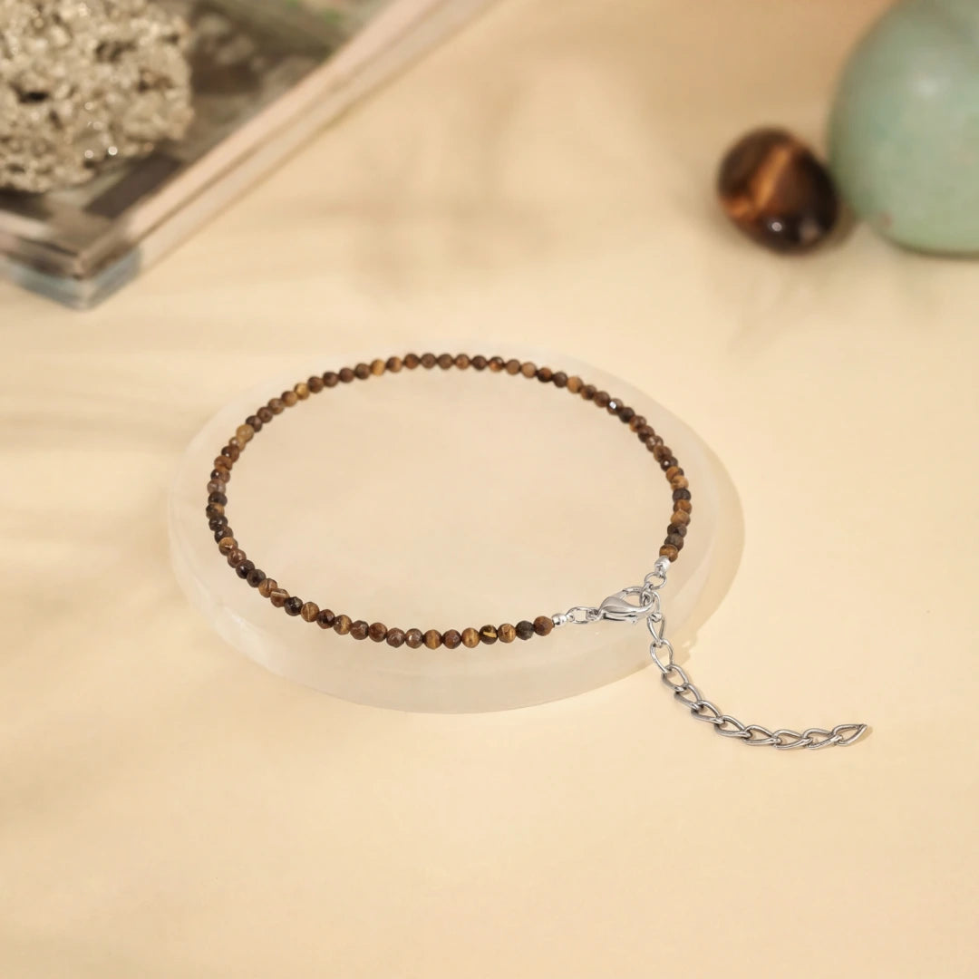 Tiger Eye Anklet