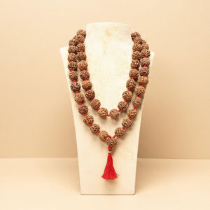 5 Mukhi Nepali Rudraksha Mala – 54+1 Beads