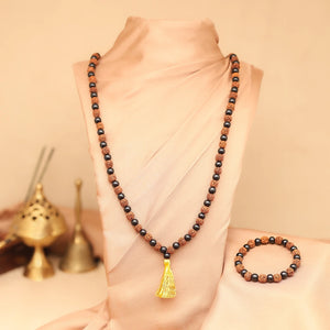 Karungali Rudraksha Mala & Bracelet