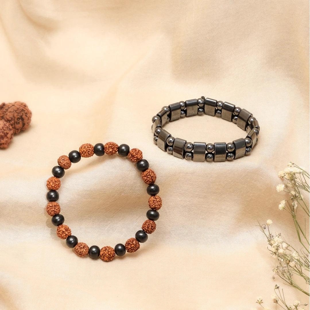 Rudraksha Hematite Fusion