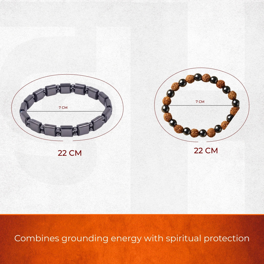 Rudraksha Hematite Fusion