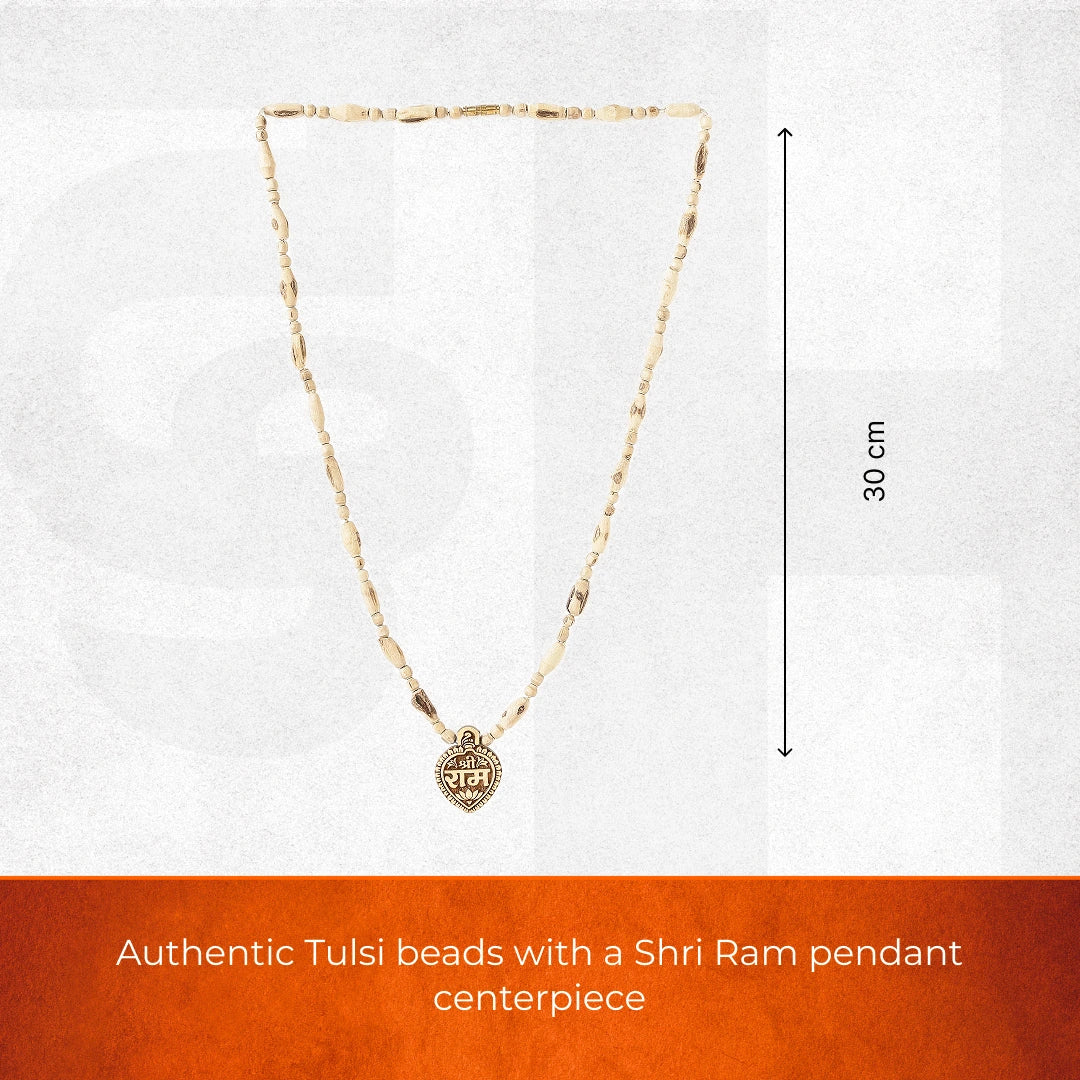 Shri Ram Tulsi Mala Pendant | Blessings of Lord Ram