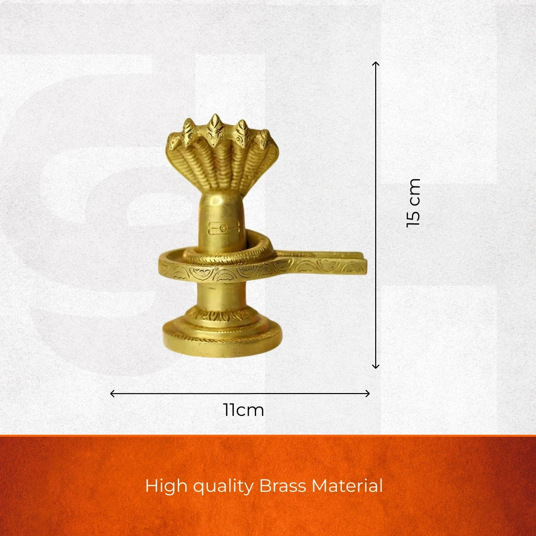 Brass Shivalinga Statue