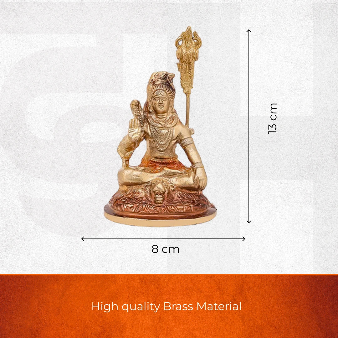 Lord Shiva Brass Idol