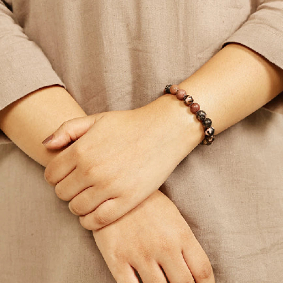 Rhodonite Stone Bracelet