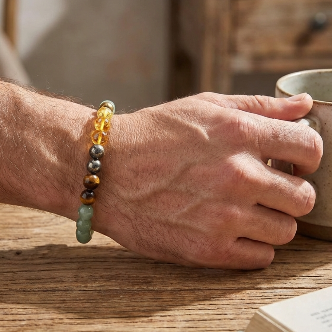 Money Magnet Stone Bracelet