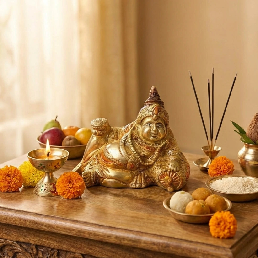 Kuber Maharaj Brass Idol