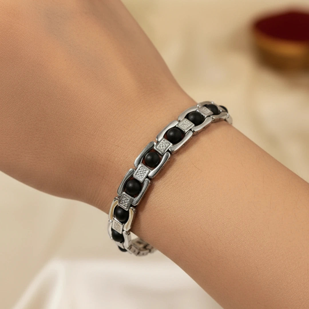 Karungali Link Chain Bracelet