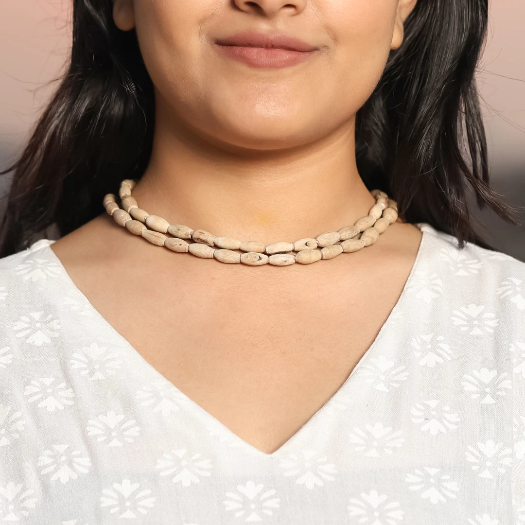 Original Thick Tulsi Kanthi Mala | Sacred Tulsi Beads