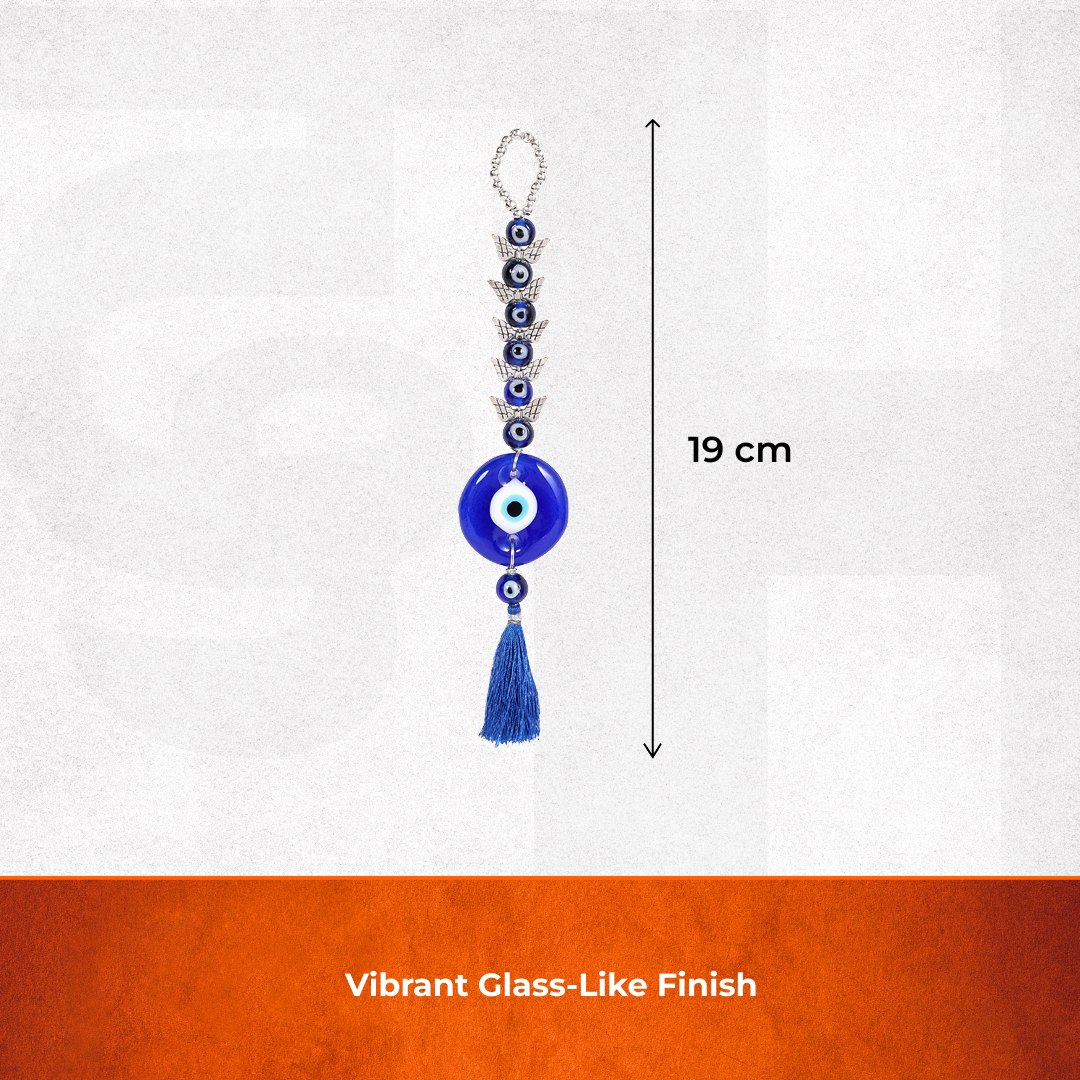 Evil Eye Wall Hanging Silver