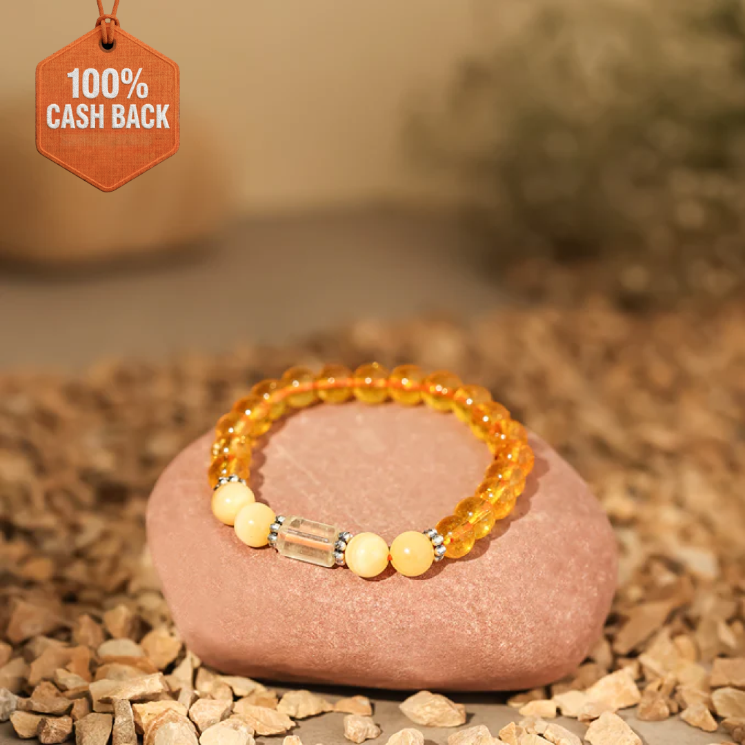 Citrine Bracelet (Dhanu Rashi) Sagittarius