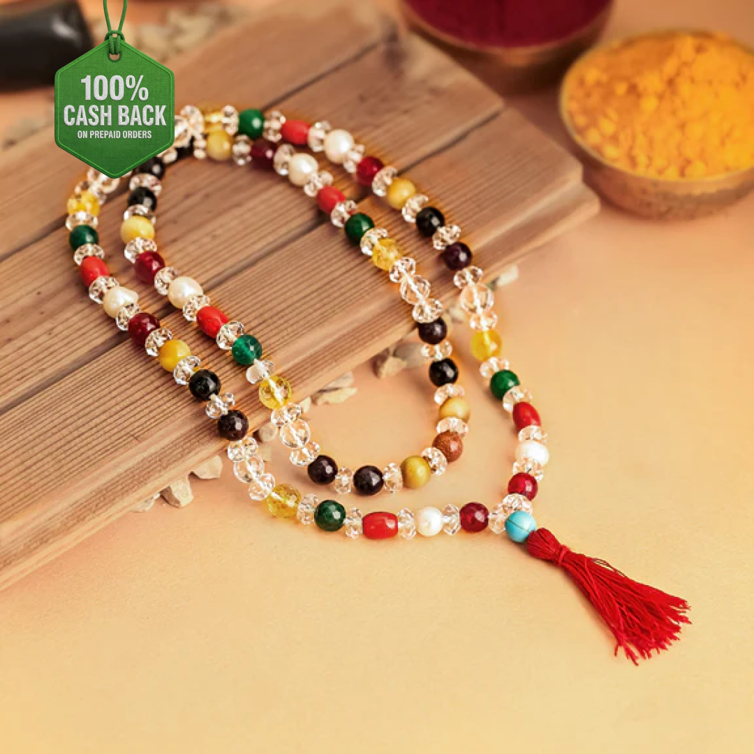 Nine Gems Navratna Stones Mala