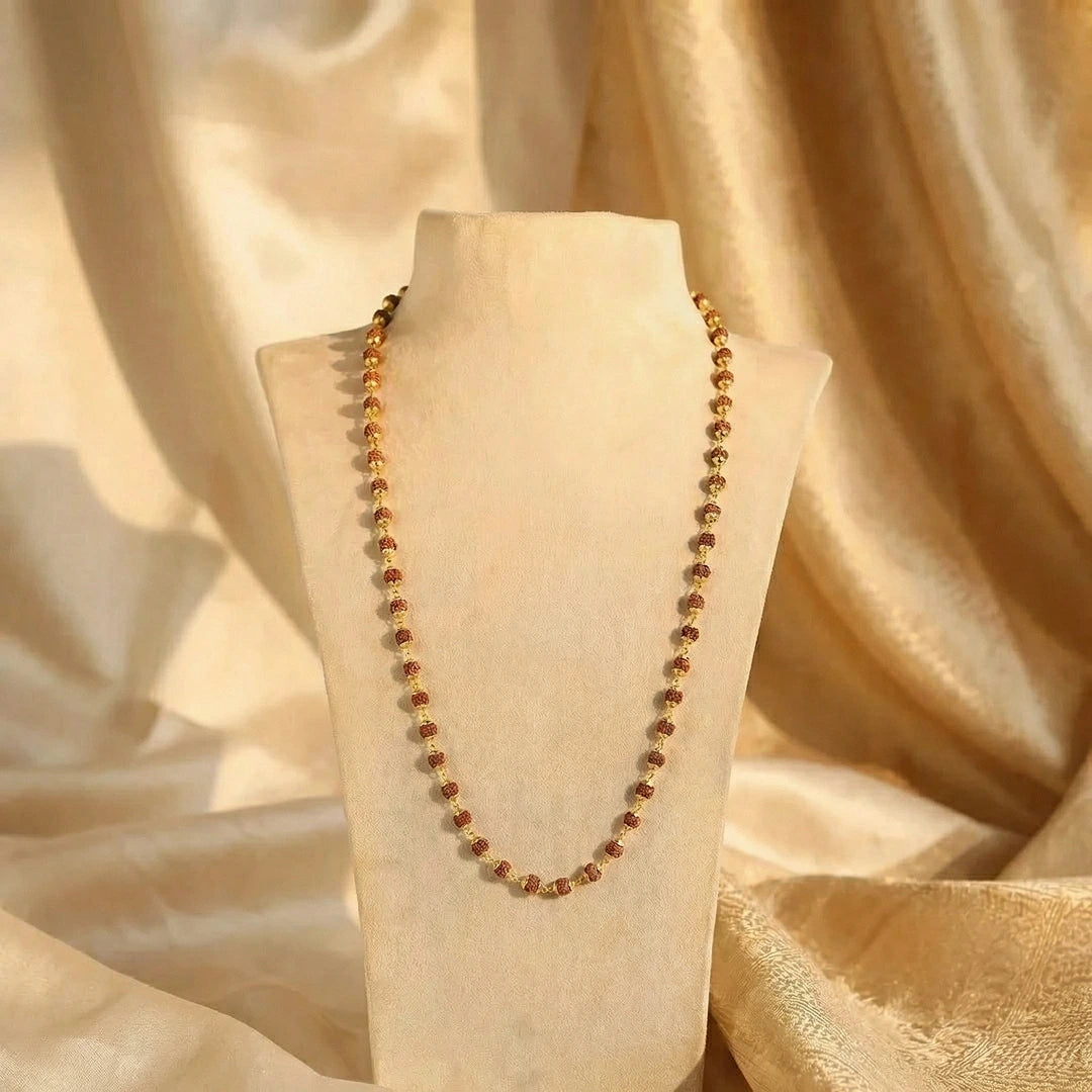 Divine Rudraksha Necklace - 54 Bead