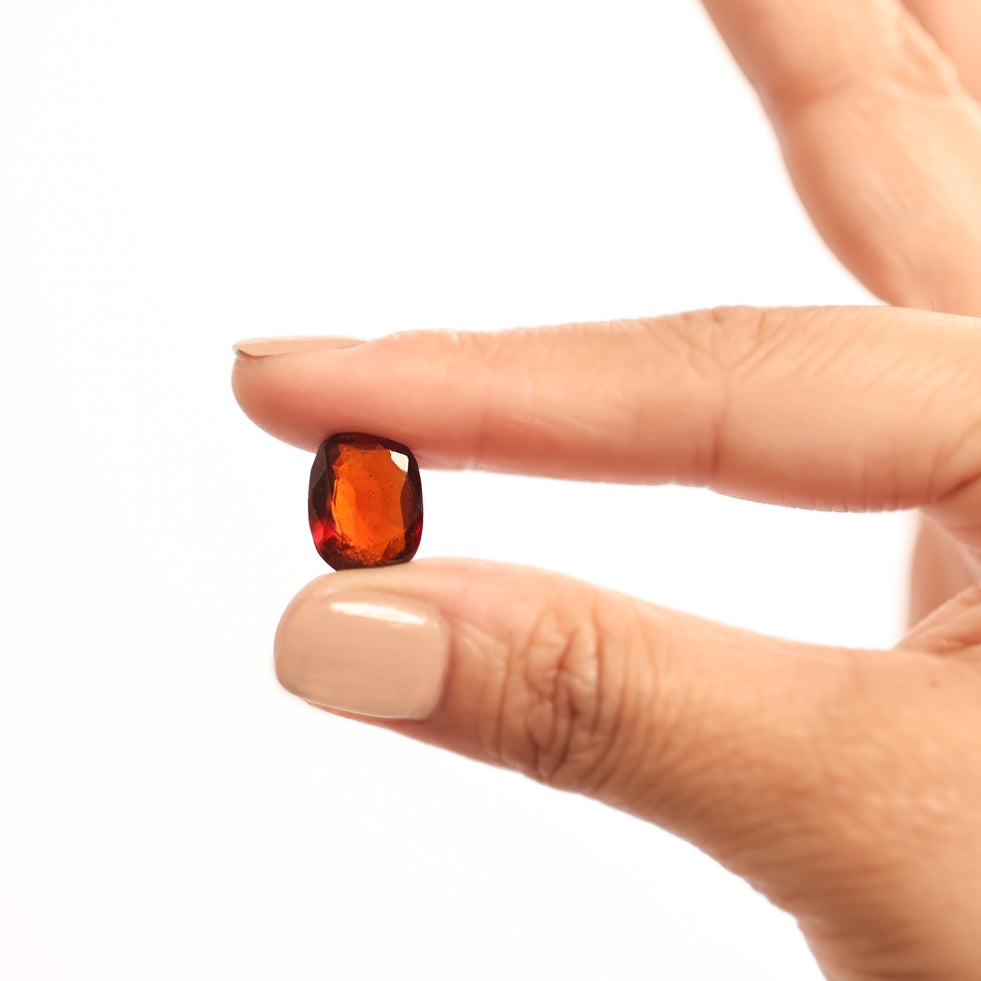 Gemstone: Natural Hessonite (Gomed)