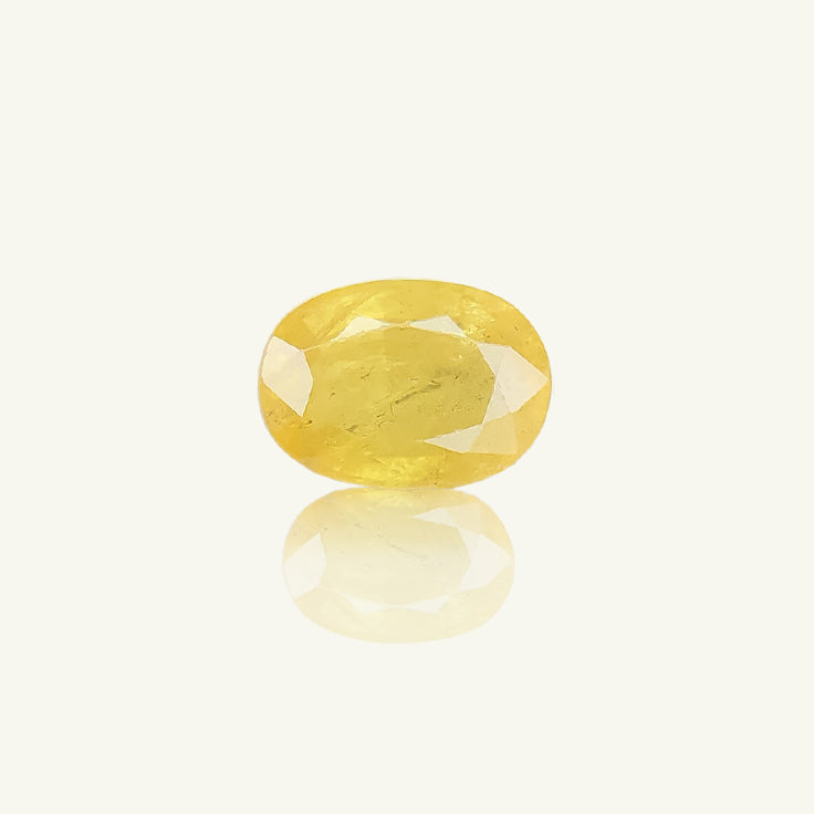 Gemstone: Natural Yellow Sapphire (Pukhraj)