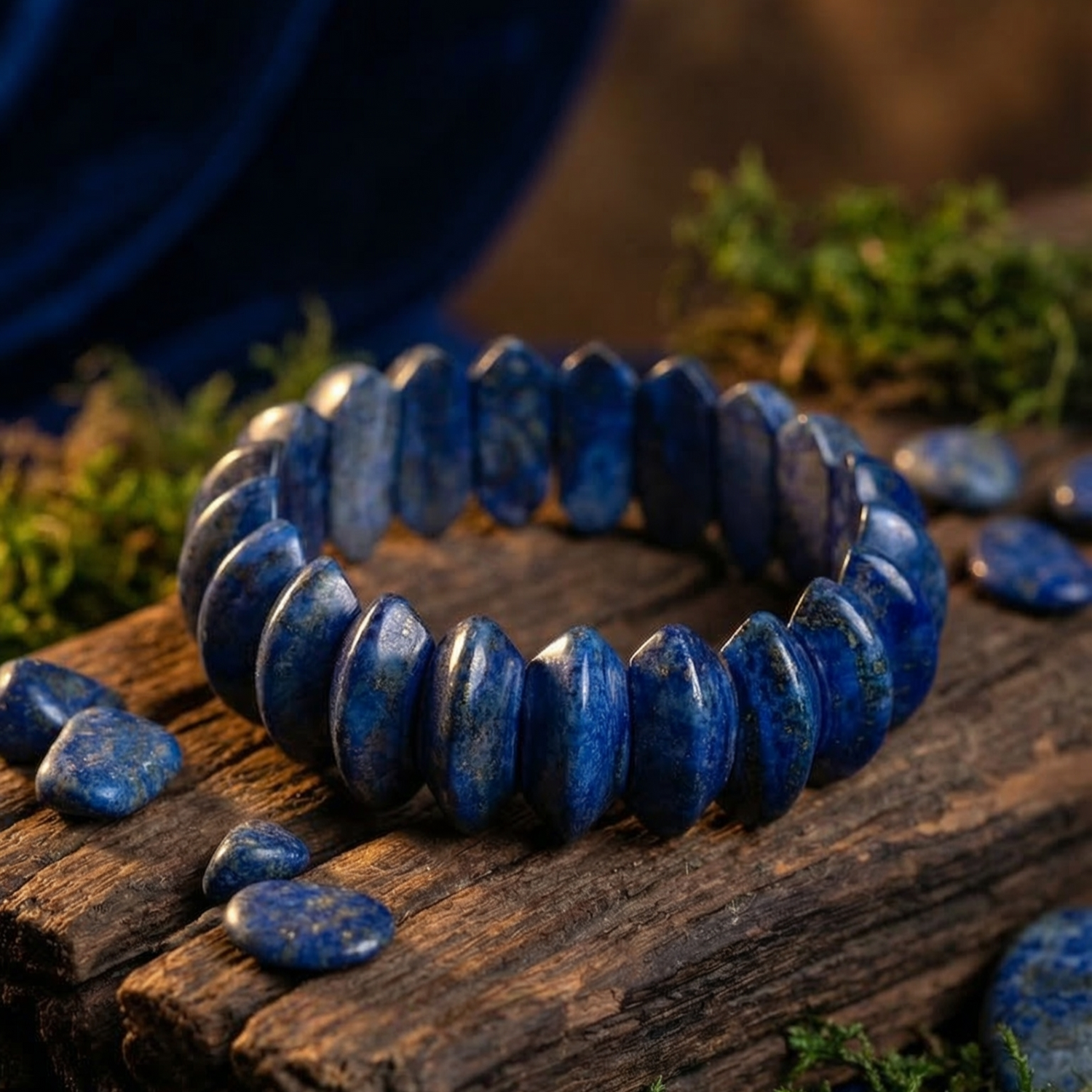 Lapis Lazuli Oval Cut Bracelet