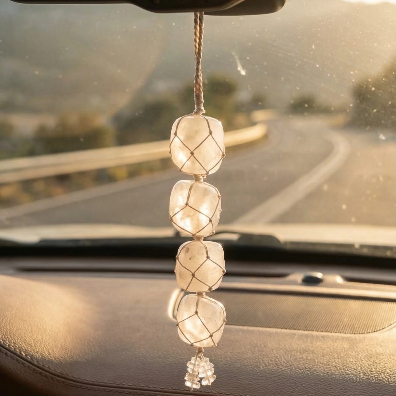 Clear Quartz Hanging Home, Office & Car