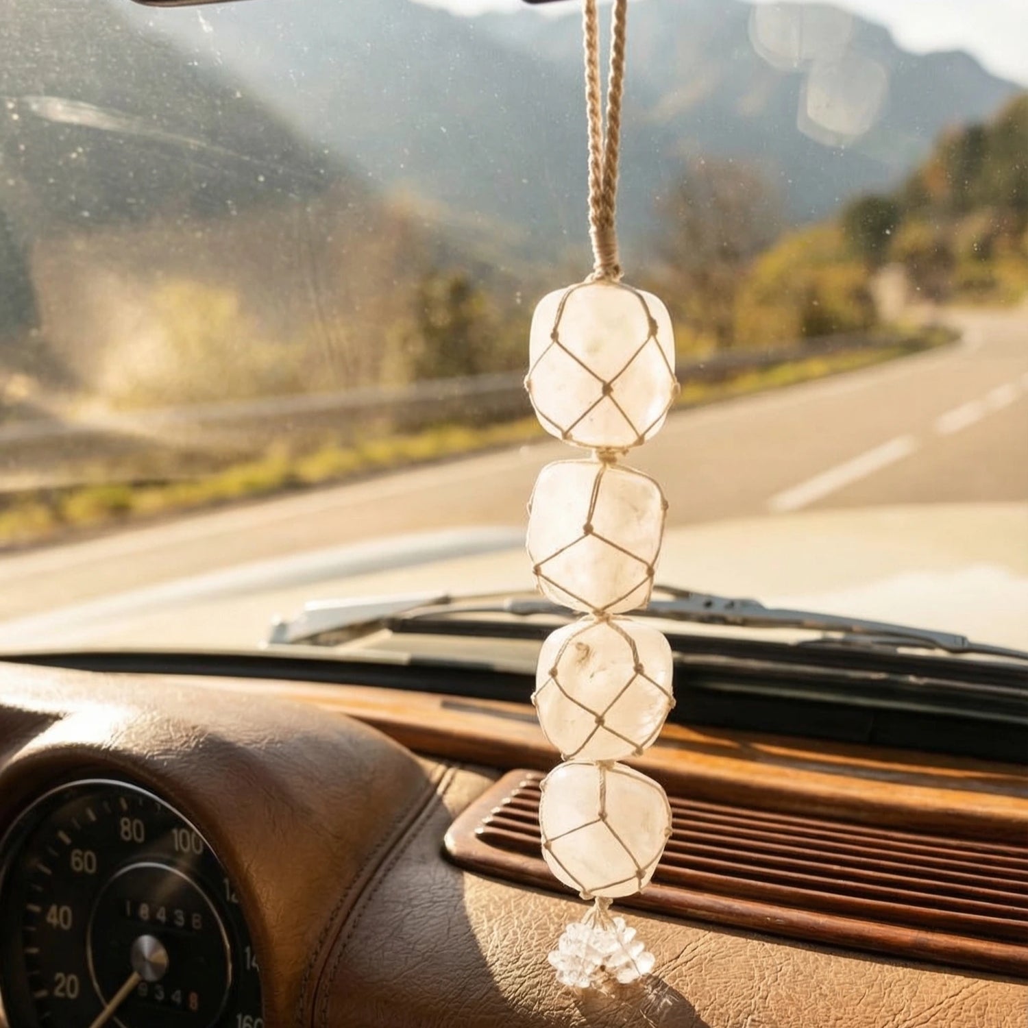 Clear Quartz Hanging Home, Office & Car